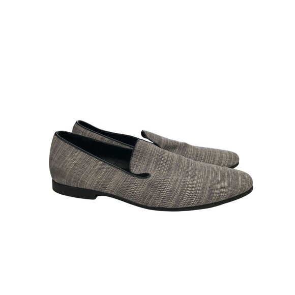 Giorgio Brutini Men's size 12M gray Slip-On Textured Fabric Upper Loafers shoe - Picture 5 of 8